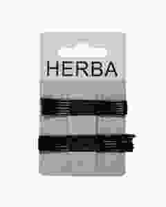 HERBA KLEMME 6+6.5CM SCHWARZ 12 STK