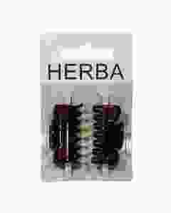 HERBA KLAMMER 3.8CM BRAUN 2 STK