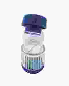 SUNDO TABLETTENMÖRSER SCHRAUBDECKEL BLAU