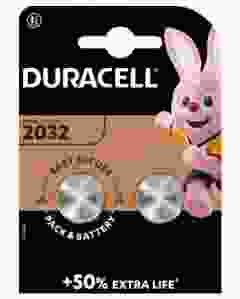 DURACELL BATT CR2032 3V LITHIUM B2 XL 2