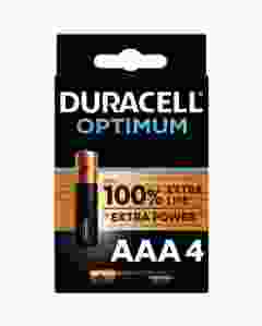 DURACELL Batt Optimum AAA 4 Stk