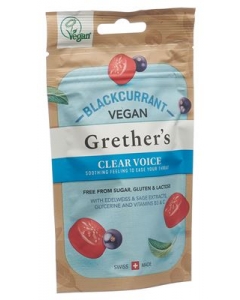 GRETHERS CLEAR VOICE BLACKCUR PAST VEGAN