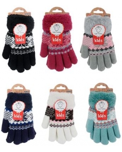 ANTONIO Handschuhe Kinder Teddy Norweger