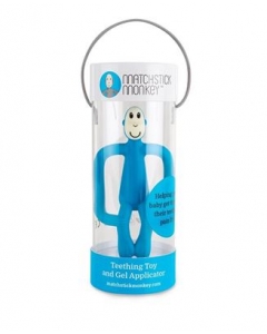 MATCHSTICK MONKEY Teething Toy blue