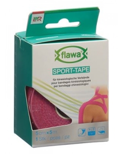 FLAWA SPORT-TAPE 5CMX5M PINK