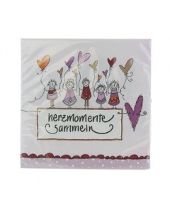 HERBORISTERIA SERVIETTEN HERZMOMENTE 20