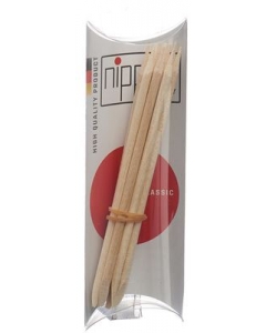 NIPPES ROSENHOLZSTÄBCHEN 11CM 10 STK