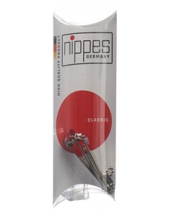 NIPPES NAGELKNIPSER MIT KETTE VERNICKELT