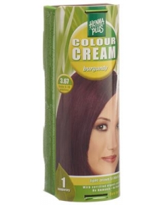 HENNA PLUS COLOUR CREAM 3.67 BURGUND 60