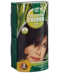 HENNA PLUS LONG LAST COLOUR 3 DUNKELBRAU