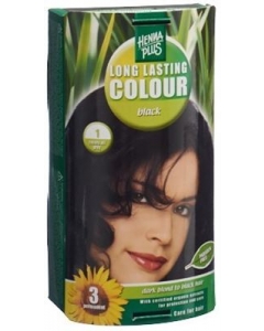 HENNA PLUS LONG LAST COLOUR 1 SCHWARZ