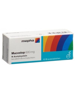 MUCOSTOP Brausetabl 600 mg Ds 10 Stk