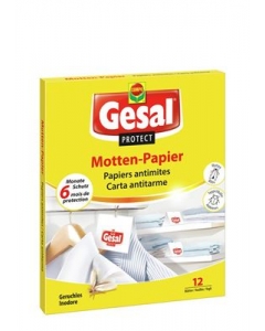 GESAL PROTECT Motten-Papier 12 Stk