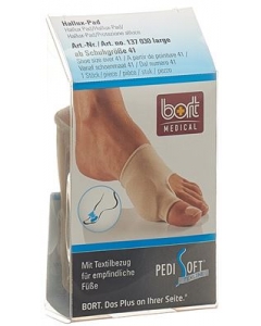 BORT PEDISOFT TEXLINE HALLUX PAD L