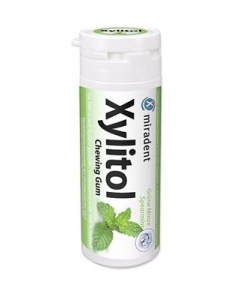 MIRADENT Xylitol Kaugummi Spearmint 30 S