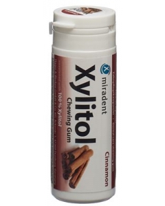 MIRADENT Xylitol Kaugummi Zimt 30 Stk
