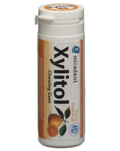MIRADENT Xylitol Kaugummi Frucht 30 Stk