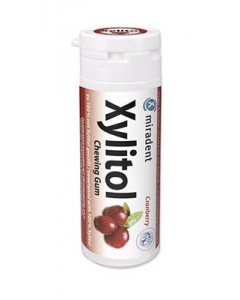 MIRADENT Xylitol Kaugummi Cranberry 30 S
