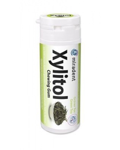 MIRADENT XYLITOL KAUGUMMI GRÜNER TEE 30