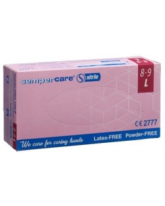 SEMPERCARE HANDSCHUHE NITRIL L PF UNST 1