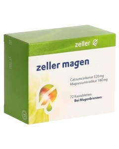 ZELLER Magen Kautabl 72 Stk