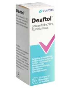 DEAFTOL Mundspray m Lidocain 20 ml