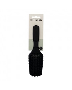 HERBA MINI HAARBÜRSTE SOFTTOUCH SCHWARZ