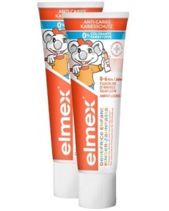 ELMEX KINDER Zahnpasta 2 x 75 ml