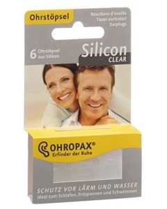 OHROPAX SILICON CLEAR OHRSTÖPSEL 6 STK