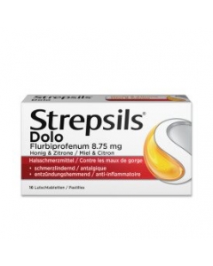 STREPSILS DOLO LUTSCHTABL HONIG & ZITRON