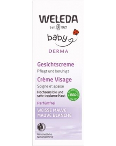WELEDA BABY DERMA GESICHTSCREME WEISSE M
