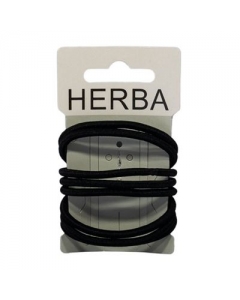 HERBA HAARBINDER 5CM SCHWARZ 8 STK