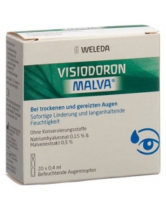 VISIODORON MALVA Gtt Opht 20 Monodos 0.4