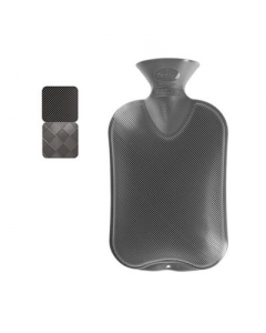 FASHY Wärmeflasche 2l Halblamelle anthra