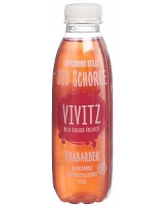 VIVITZ Bio Schorle Rhabarber 0.5 lt