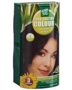 HENNA PLUS LONG LAST COLOUR 4 MEDIUM BRO