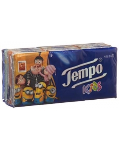 TEMPO Taschentücher Mini Pack 9 x 5 Stk