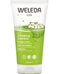WELEDA KIDS 2IN1 SHOWER&SHAMPOO LIMETTE