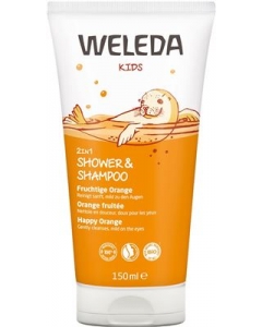 WELEDA KIDS 2IN1 SHOWER&SHAMPOO ORANGE T
