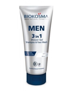 BIOKOSMA MEN 3 in 1 Shower&Shamp&Face 20