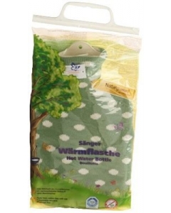 SÄNGER Wärmflasche 2l Strickbezug grün P