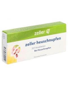 ZELLER HEUSCHNUPFEN FILMTABL 20 STK