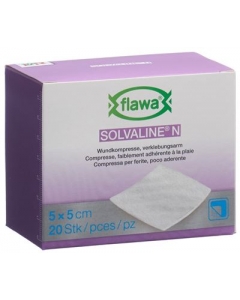 FLAWA Solvaline N Kompressen 5x5cm steri
