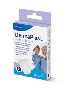DERMAPLAST SOFT SILICONE STRIPS 8 STK