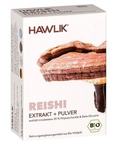 HAWLIK Reishi Extrakt + Pulver Kaps 60 S
