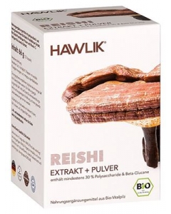 HAWLIK Reishi Extrakt + Pulver Kaps 120