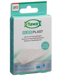 FLAWA VLIES PLAST M 7.5X5CM 10 STK