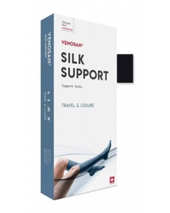VENOSAN SILK A-D Support Socks L black 1