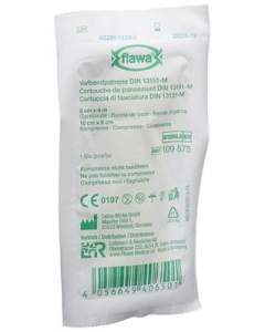 FLAWA VERBANDPATRONE 8X10CM+8CMX4M STERI