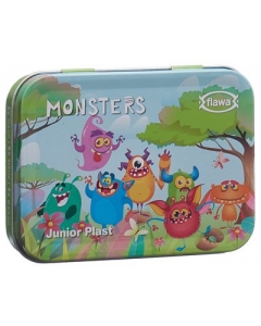 FLAWA Junior Plast Strips Monsters Tin B